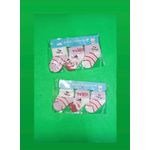Assorted 3 pairs baby cotton socks  (pink) 