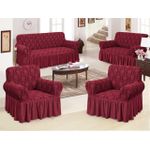 Jacquard Loose Sofa Covers, 7-Seater Set – Premium Turkish Design
