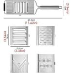 product_image_name-Generic-4 In 1 Blades Vegetable Slicer Grater Shredder-2