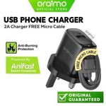 Oraimo ANDROID Charger, Faster Charging