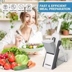 product_image_name-Generic-Vegetable Mandoline Slicer Cutter & Chopper  Kitchen Tool  Adjustable Blades Easy Food Prep-5