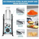 product_image_name-Generic-Vegetable Mandoline Slicer Cutter & Chopper  Kitchen Tool  Adjustable Blades Easy Food Prep-6