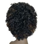 product_image_name-STYLE ICON- Afro Curl Wig  Human Nature AZURA Color F1B/30 Pixied Cut Afro Curl Made-Machine Wig Human Nature Hair Wig For Women-4