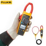 product_image_name-Generic-Fluke 376FC AC/DC clamp meter with iflex for industrial/commercial electricians,VFD low pass filter, for accurate measurements,inrush measurement and Bluetooth connectivity for remote measurement -1