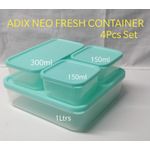 Adix 4pcs Neo fresh containers - food storage containers 