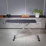 product_image_name-Generic-Modern Adjustable Ironing Board with Metal Frame & Iron Rest – Grey-4