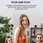 product_image_name-Generic-6.35mm large jack microphone, KTV wired microphone, recording and live streaming microphone-4