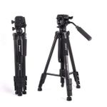 product_image_name-Jmary-Professional KP2599 Aluminium Alloy Camera Tripod with Convertible Monopod, 360° Fluid Head, and Quick Release Plate for Photography, Film, and Video Shoots-1