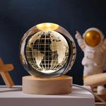 product_image_name-Generic-Illuminated Decorative Glass Globe – Golden Map, Wooden Base-4