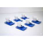 Cup and Saucer  Fancy Expresso Coloured . 