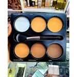 Sacha contour palette with brush + free fixer setting spray