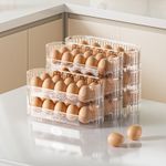 product_image_name-Generic-Stackable Egg Storage Box 2 Layer – Space-Saving Fridge Egg Organizer-4