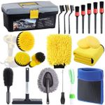 25pcs car Detailing cleaning tool kit 