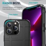 product_image_name-Generic-Black Full Cover Shockproof Armor Rugged Shield Soft Case for Apple iPhone 13 Pro Max-2