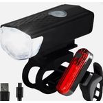 product_image_name-Homarom-Bicycle Light Set, Headlight Taillight,Water ResistantUltra Bright Taillight Night Riding 360° Rotation-1