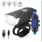 product_image_name-Homarom-Bicycle Light Set, Headlight Taillight,Water ResistantUltra Bright Taillight Night Riding 360° Rotation-3