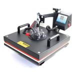 Combo 10 in 1 Sublimation Heat Plates/Hats/T-Shirt/Pen//Shoes Mugs 11oz/12oz/17oz Heat Press Transfer Machine
