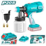 TOTAL Lithium-ion spray gun 20V