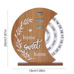 product_image_name-Generic-Wooden Creative Perpetual Calendar Home And  Office Decor-4