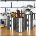 Stainless steel cutlery holder
