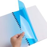 product_image_name-Generic-Quality A4 PVC BINDING COVER - Pack Of 100pcs - Blue-1