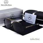 Mercedes-Benz AMG Aviator Sunglasses - Black."