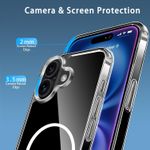 product_image_name-Generic-iPhone 16 Phone Case, Clear Magnetic Magsafe Compatible Protective Phone Cover for Second Device-4