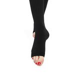 product_image_name-Dynamic-Medical Compression Stockings AD (below Knee) Open Toe Black Color-4