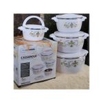 product_image_name-Casserole-4pcs Of Hotpots Hot Pot Serving Dishes Serveware Set 1000 2000 4000 And 6000ML-1