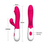 product_image_name-Generic-Silicone Dildo with Rabbit Vibrator-6