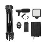 product_image_name-Generic-Vlogging Kit KIT-05LM with Tripod Stand – Complete Smartphone Video Recording Set-1