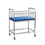 product_image_name-Generic-BABY COT STAINLESS with Blue Mattress-3