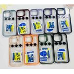 product_image_name-Generic-Clear  Case with Free Camera Lens Protector, Stand & Shockproof Corners for iPhone 17 Pro Max - Pink-2