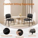 product_image_name-Office Supply-PU Leather Stackable Reception Guest Chair With Metal Frame-6