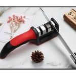 product_image_name-Generic-3-Stage Professional Manual Knife Sharpener, Tungsten Diamond & Ceramic Sharpening Tool With Non-Slip Base For Kitchen Blades-7