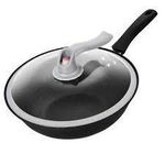product_image_name-Generic-on-Stick Wok Pan With Tempered Glass Lid And Steam Release Valve-3