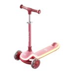 product_image_name-Generic-3-Wheel Round LED Light  Kids Scooter – Adjustable Handlebar-1