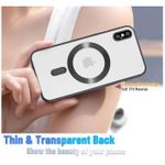 product_image_name-Apple-iPhone XS Max Electroplated Clear Case, Slim with Camera Protection, Shockproof, MagSafe Compatible, Black Border-5