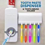 Toothpaste Dispenser – One-Touch Wall-Mount for Easy Use