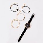 product_image_name-Fashion-Women Watch Quartz Bracelet Set-2