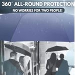 product_image_name-Generic-10 bone Fully Automatic Three Fold Umbrella, Rotatable LED Flashlight,Business Wind Resistant Folding Umbrella, Sunny Umbrella-6
