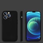 Apple IPhone 15 Pro Liqiud Silicone Cover/case-black