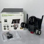 product_image_name-Solar Light-Built In Rechargeable Battery Auto Human Tracking Stand Alone V380 PRO 12MP 4G PTZ Rotating 4 Eyes 3 Pictures Outdoor Security Surveillance Solar Camera with Ai-Based Human Motion Detection And Tracking-2