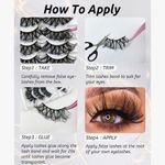 product_image_name-Generic-5 different pairs of reusable realistic false eyelashes-3
