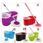 Microfiber mop head spin mop