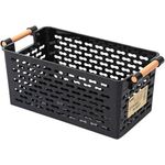 product_image_name-Generic-Black Luxe Multi-Use Storage Basket – Sleek & Stylish Organizer - Small Size-1