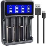4 BAY 18650 26650 18490 AAA AA MULTI SMART CHARGER