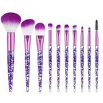 product_image_name-Generic-Beauty In Silence 10PC MAKEUP SET FOUNDATION EYESHADOW BRUSH SET-1