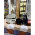 13pcs Marble Design Dinnerware Set with 2L Insulated Flask