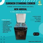 product_image_name-Euroken-50*55 Cooker 3 Gas 1  Electric Plate,Electric Oven GlassTop 1YR WARRANTY-6